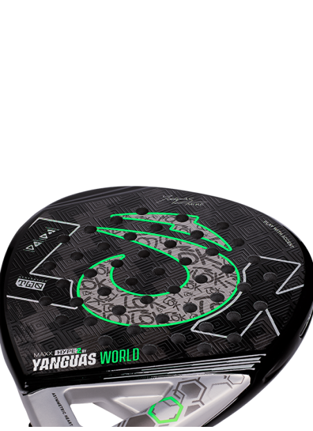 Padel rackets Lok Maxx Hype Green Mike Yanguas Racket