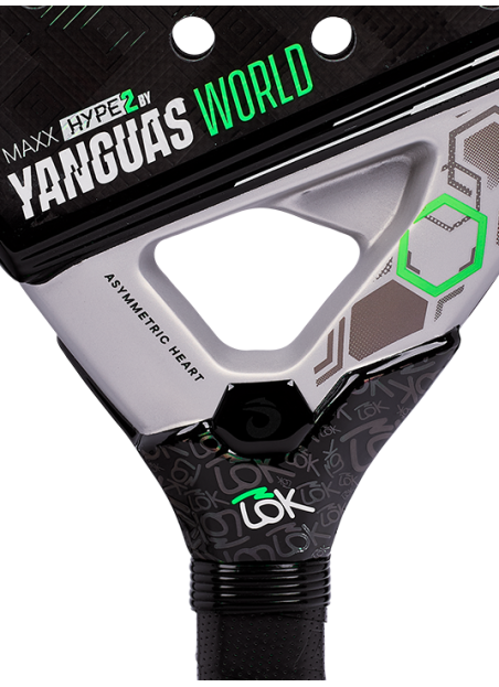 Padel rackets Lok Maxx Hype Green Mike Yanguas Racket