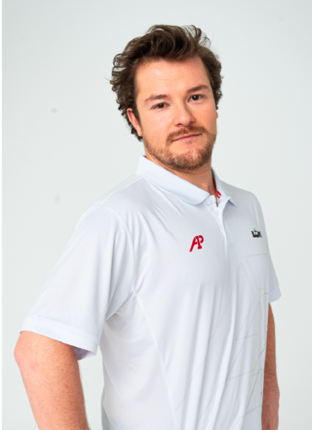 Ropa de pádel Polo Wilderness blanco A1 Padel | LÔK